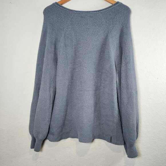 Abercrombie & Fitch Sweater Womens XL Shirt  Blue Longsleeve Soft AF Collection - Picture 2 of 12